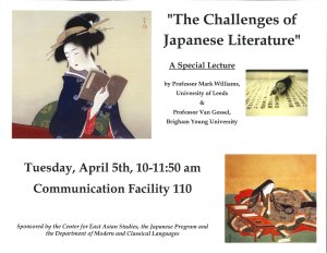 Challenges of Japanese Literature.