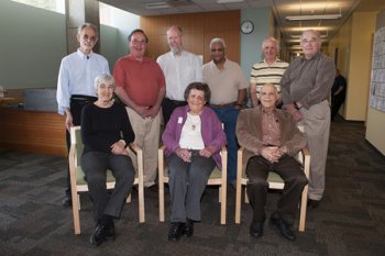 9 Emeritus Faculty members in a group