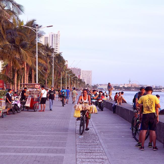 Manila Bay in the Philippines.