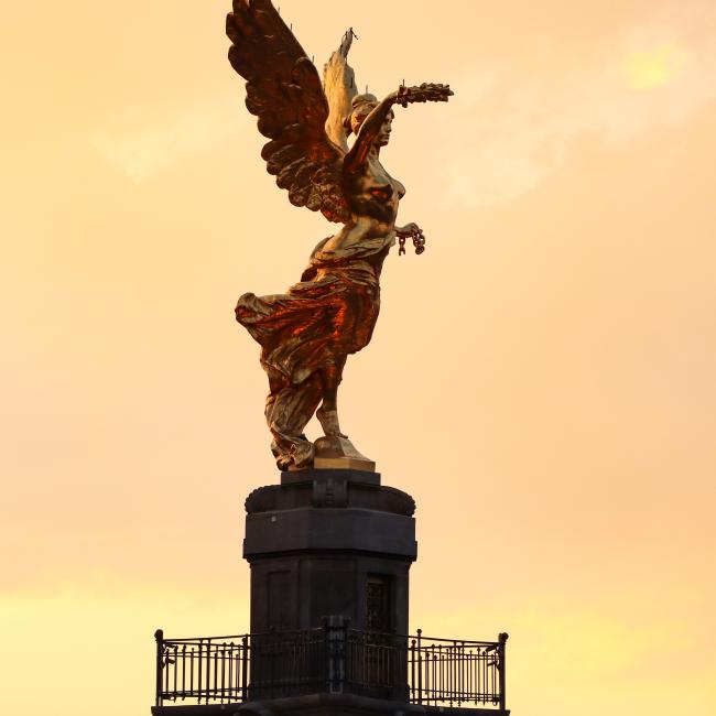 Angel of Independence in Mexico City Mexico