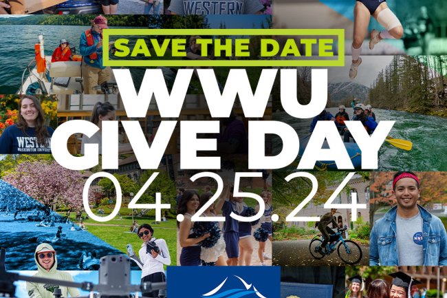 poster collage for wwu giveday