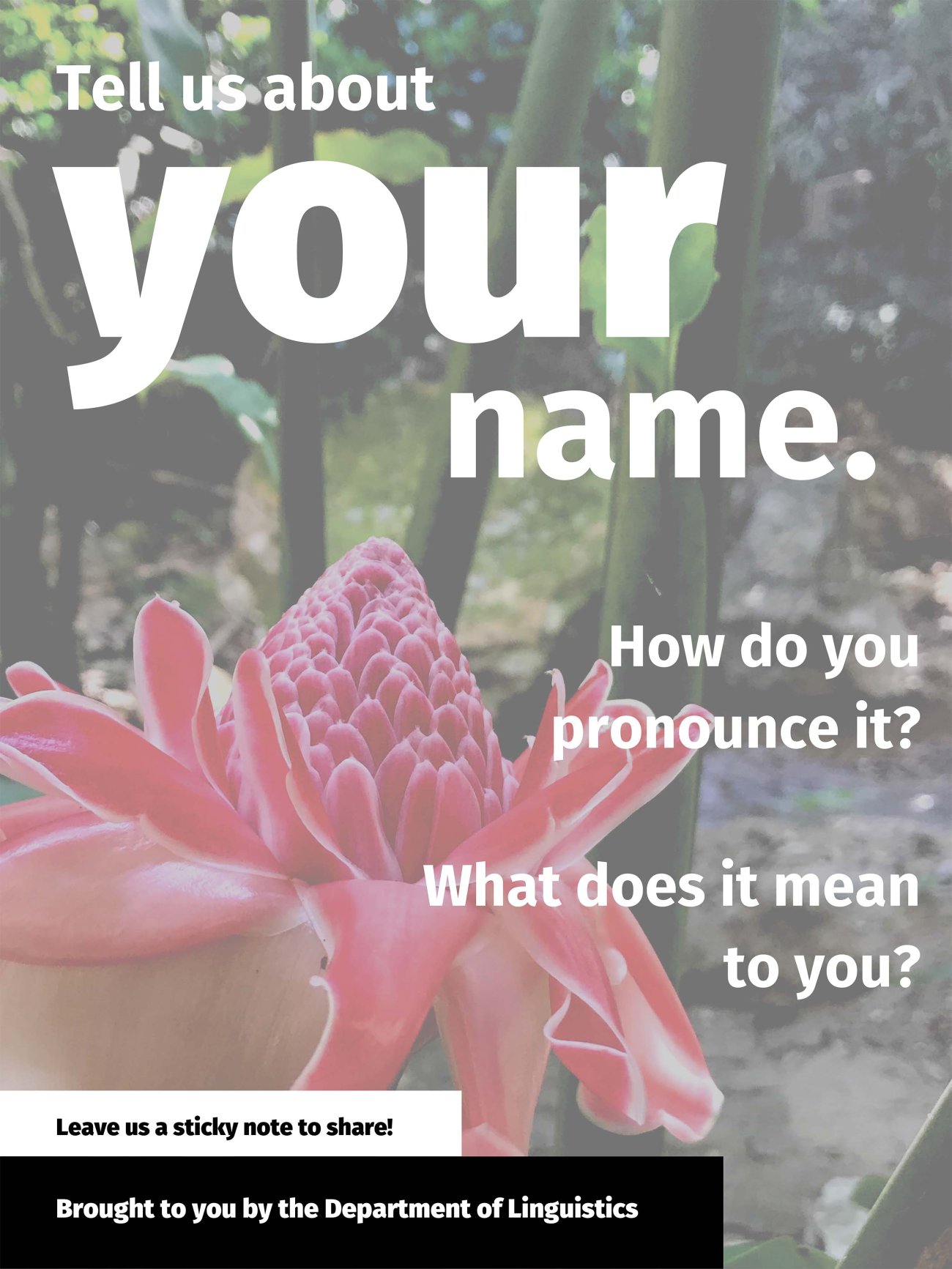 Tell us about your name. Click on image to see full description.