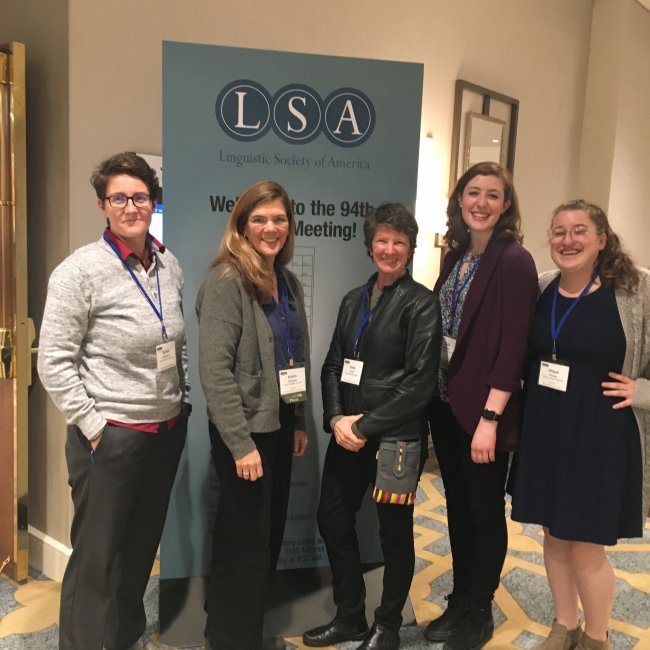 WWU faculty and students at the 2020 LSA Conference