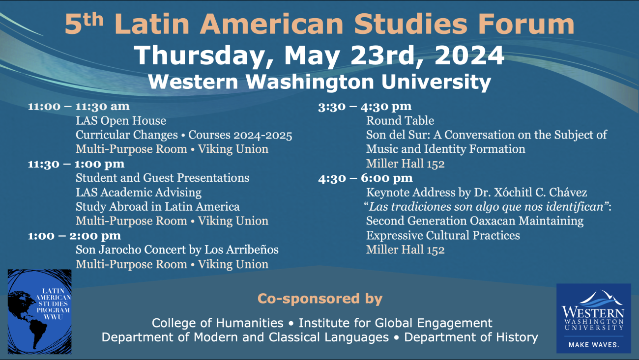 5th Latin American Studies Forum Thursday, May 23rd, 2024
